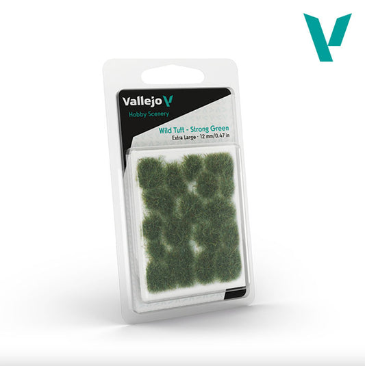 Wild Tuft (Arbusto Salvaje) - Vallejo Hobby Scenery SC427 Strong Green - Verde Fuerte
