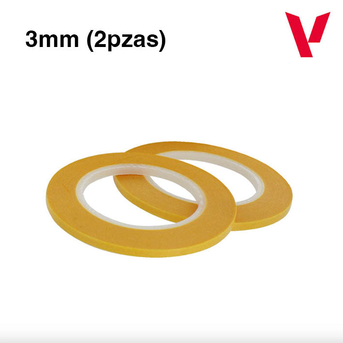 Vallejo Masking Tape - Cinta Adhesiva para Enmascarar - Ancho de 1mm a 3mm