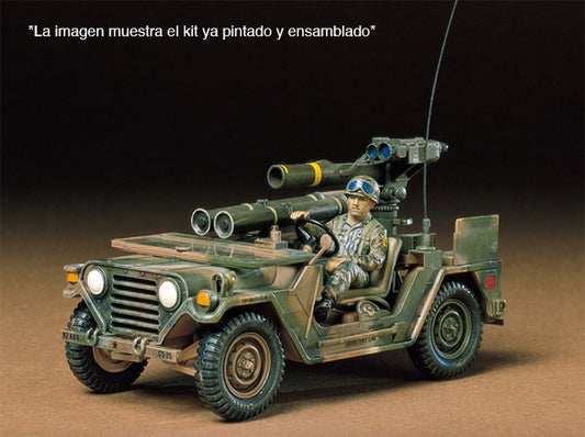 Modelo a escala 1/35 para armar: Militar - U.S. M151A2 w/Tow Missile Launcher