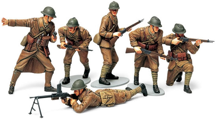 Modelo a escala 1/35 para armar: Militar - FRENCH INFANTRY SET
