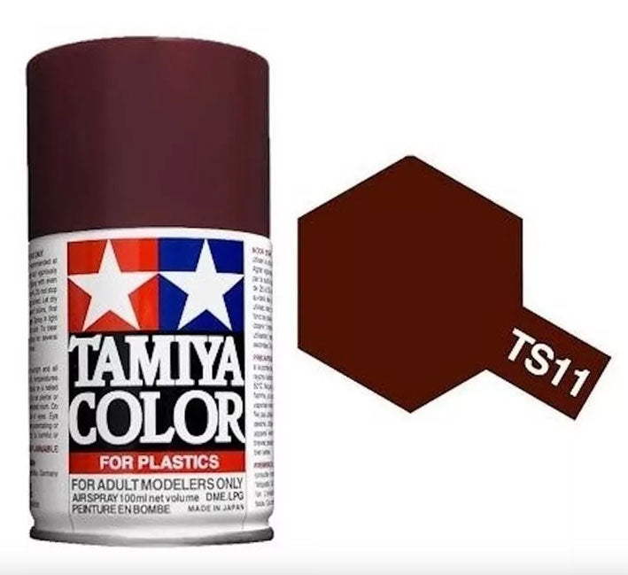 Pintura Aerosol Laca - Tamiya TS11 (Maroon) - Granate 100ml