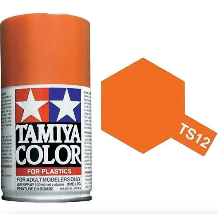 Pintura Aerosol Laca - Tamiya TS12 (Orange) - Naranja 100ml