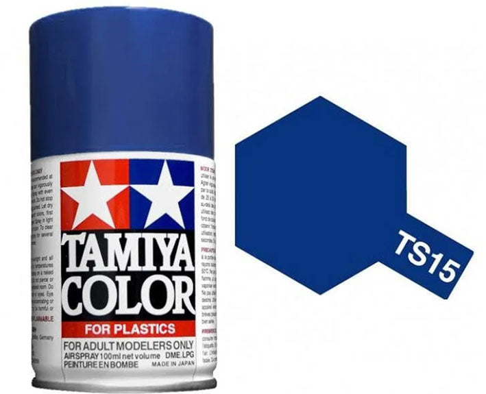 Pintura Aerosol Laca - Tamiya TS15 (Blue) - Azul 100ml