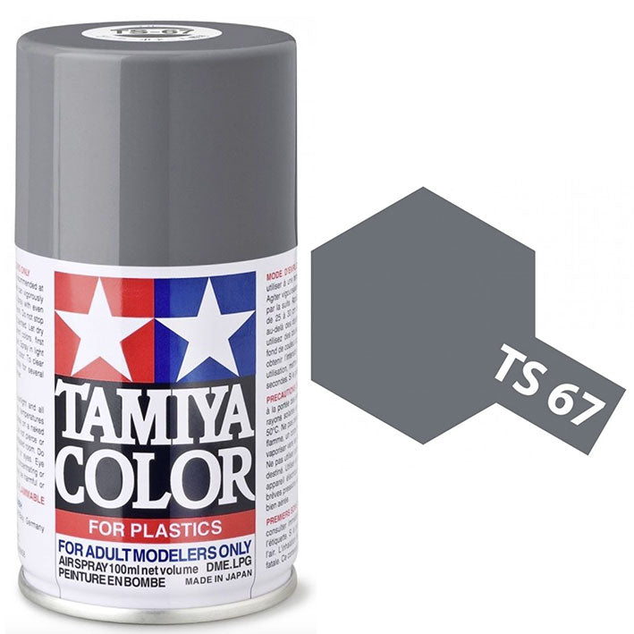 Pintura Aerosol Laca - Tamiya TS67 (IJN Grey / Sasebo Arsenal) - Gris de la Armada Imperial Japonesa (Arsenal Sasebo) 100ml
