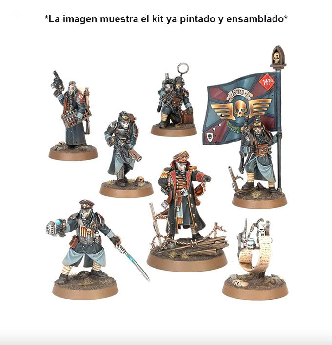 Warhammer 40k - Astra Militarum - Krieg Command Squad