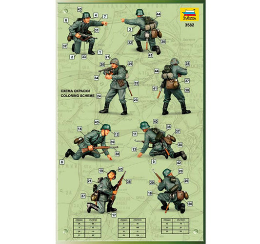 Modelo a escala 1/35 para armar: Militar - German panzergrenadiers