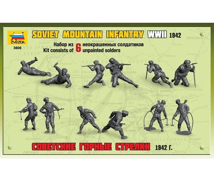 Modelo a escala 1/35 para armar: Militar - Soviet Mountain Troops WWII
