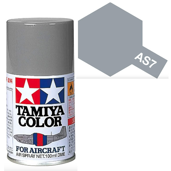Pintura Aerosol Laca - Tamiya AS7 (Neutral Gray USAAF) - USAAF Gris Neutral 100ml