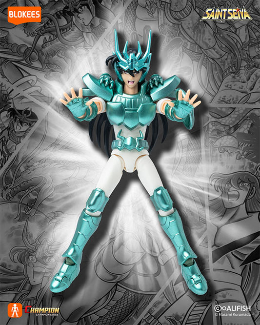 Blokees Figura Armable de Saint Seiya: Champion Class - Dragon Shiryu