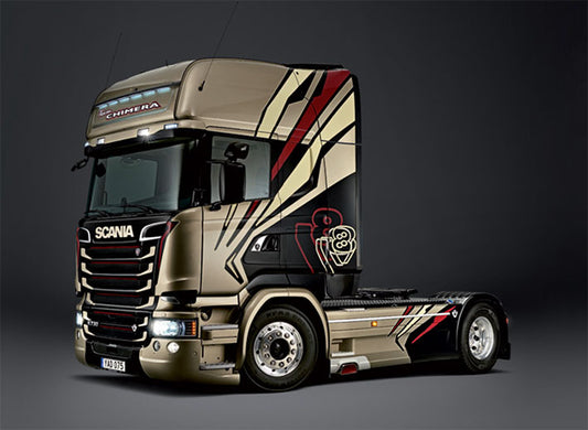 Modelo a escala 1/24 para armar: SCANIA R730 STREAMLINE "TEAM CHIMERA" (Trailer)