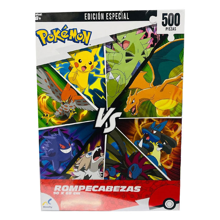 ROMPECABEZAS 500 PIEZAS NOVELTY: Pokémon