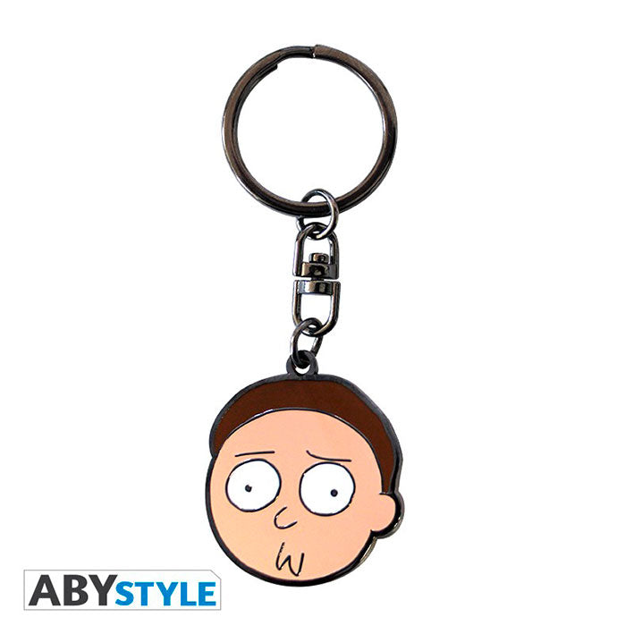Llavero Metal Cabeza Morty - Rick y Morty