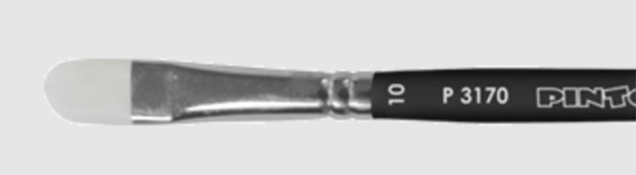 Pincel Lengua de Gato - Elite White Taklon - (Varias medidas)