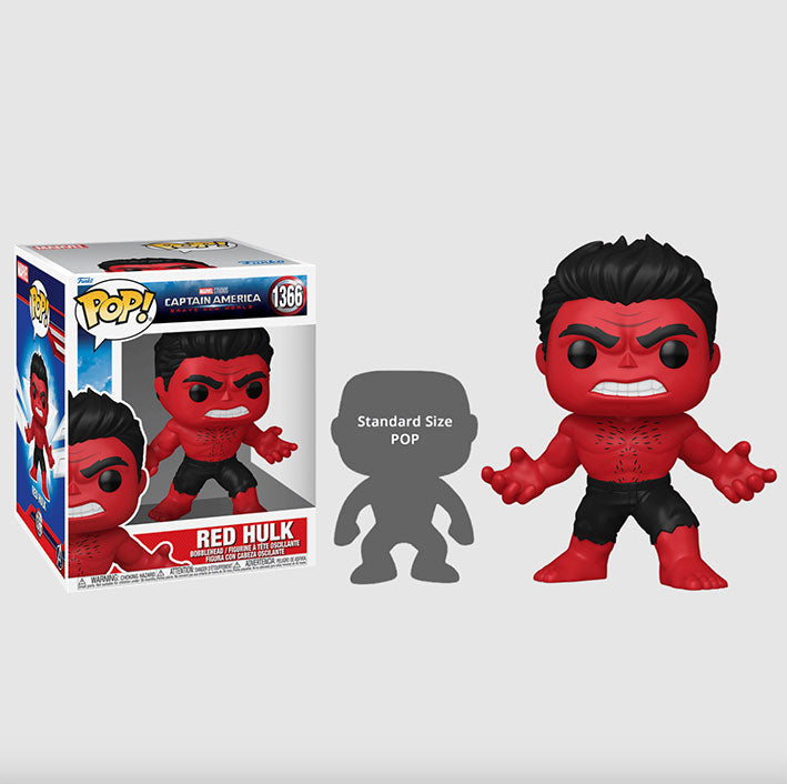 Funko Pop Super: Captain America: Brave New World - Red Hulk 6 Pulgadas