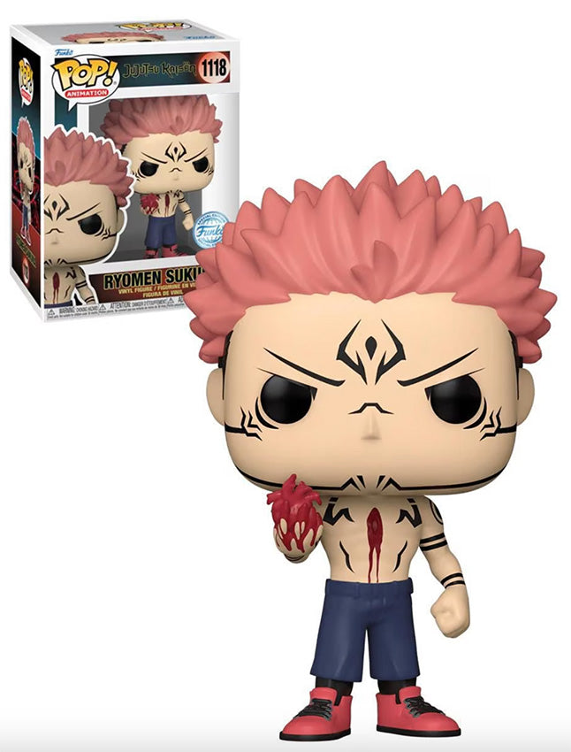 Funko Pop Animation: Jujutsu Kaisen - Sukuna con Corazón Exclusivo CHASE GLOW