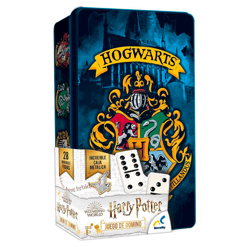 DOMINO PUNTOS HARRY POTTER: Juego de Mesa con Caja Metálica