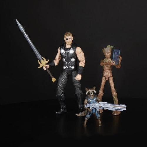 HASBRO MARVEL LEGENDS: Avengers infinity War - Thor - Rocket y Groot