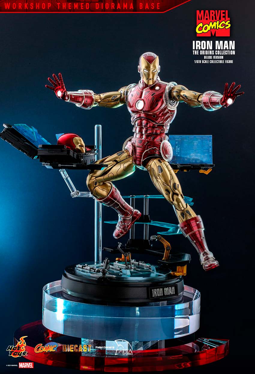 Hot Toys Marvel: Marvel Origins Collection - Iron Man 1960 Deluxe