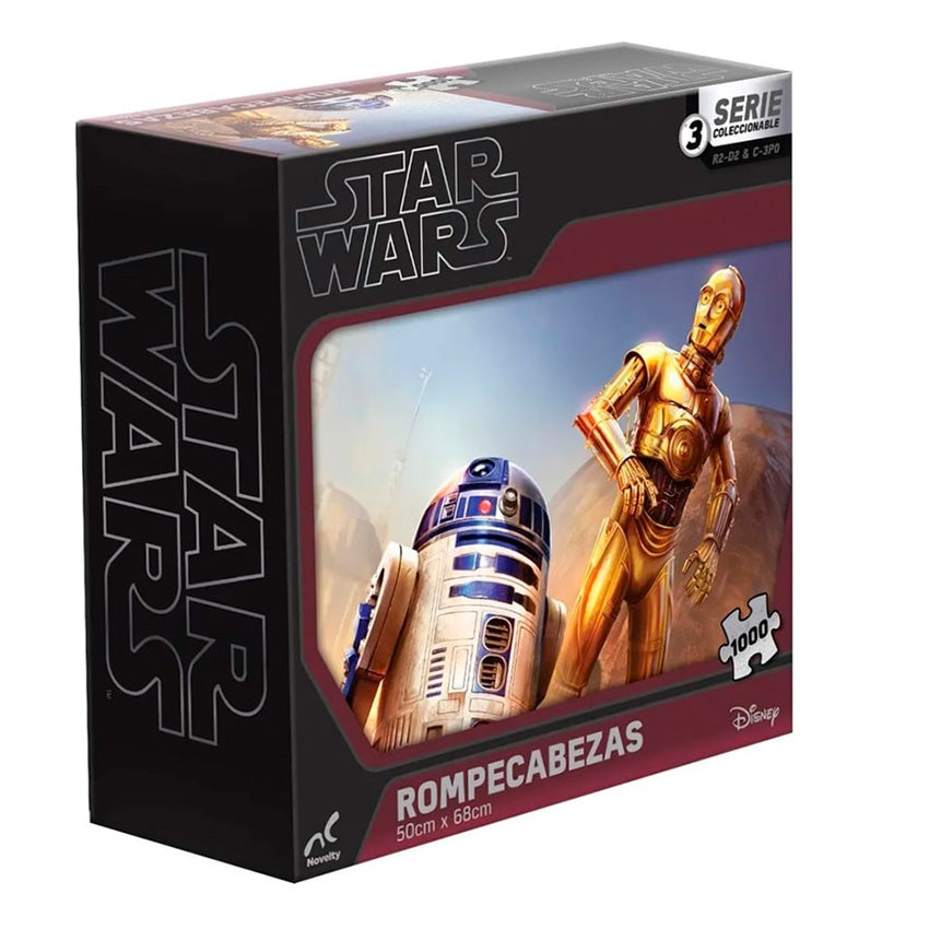 ROMPECABEZAS 1000 PIEZAS NOVELTY: STAR WARS R2D2 Y C3PO
