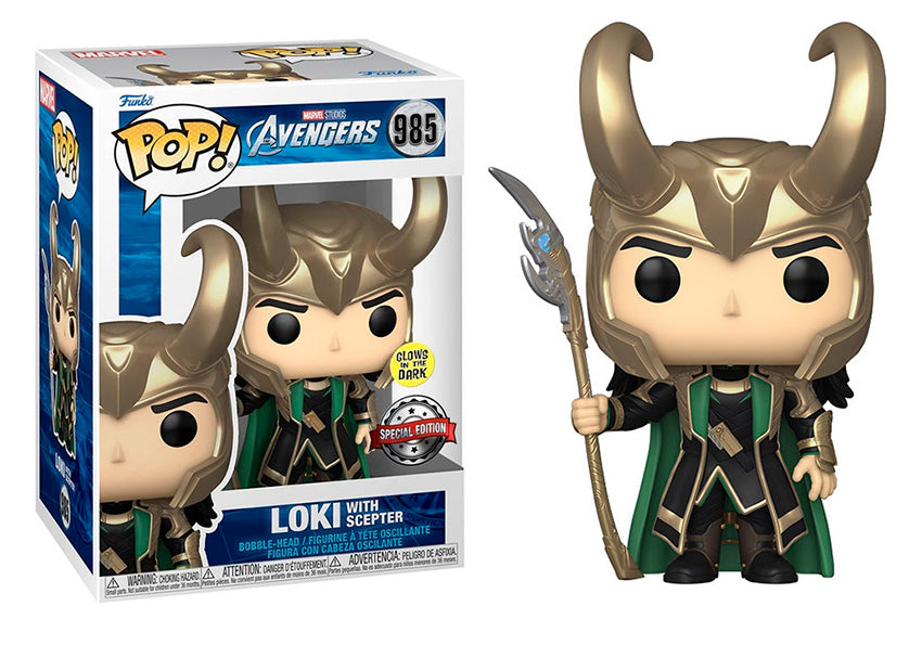 Funko Pop Marvel: Avengers - Loki (Glow in the Dark)