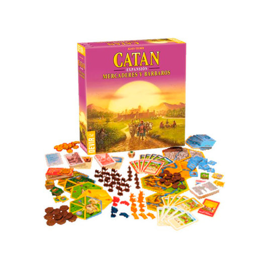 EXPANSIÓN JUEGO CATAN MARCA DEVIR: MERCADERES Y BÁRBAROS