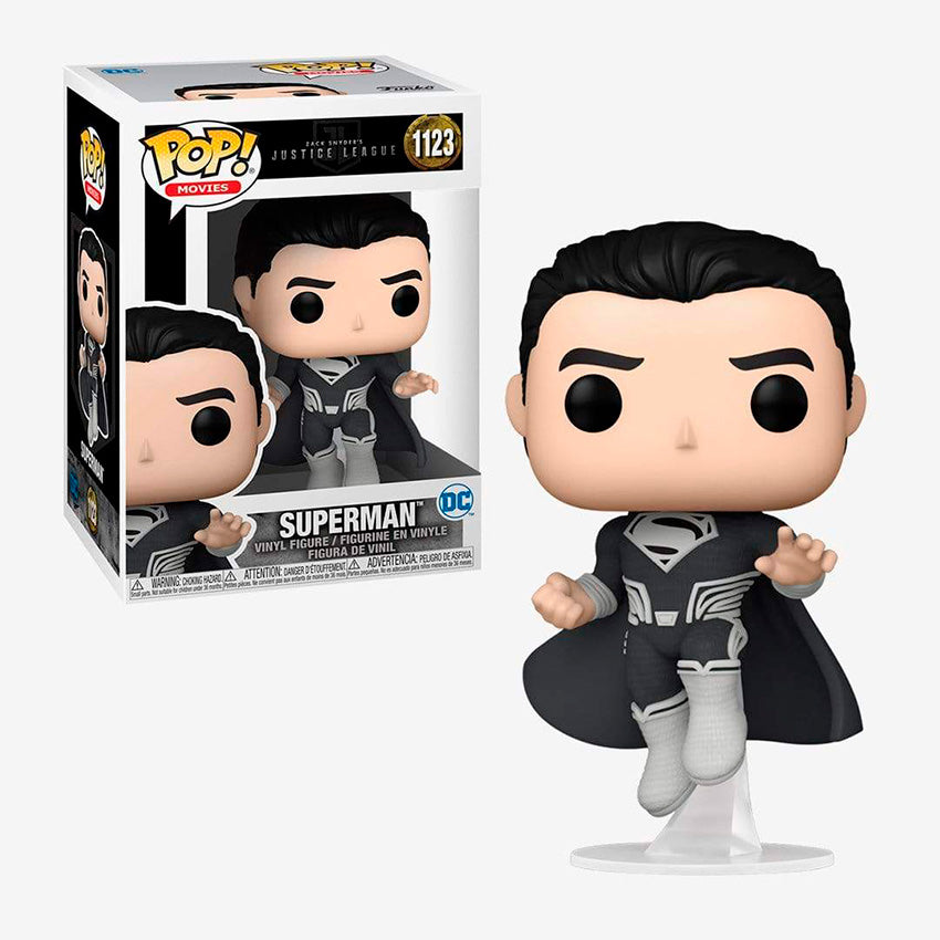Funko Pop Movies: DC Justice League Snyders Cut - Superman Traje Negro