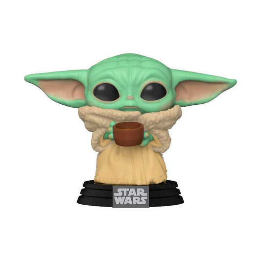 Funko Pop Star Wars: El Mandaloriano - Baby Yoda con taza