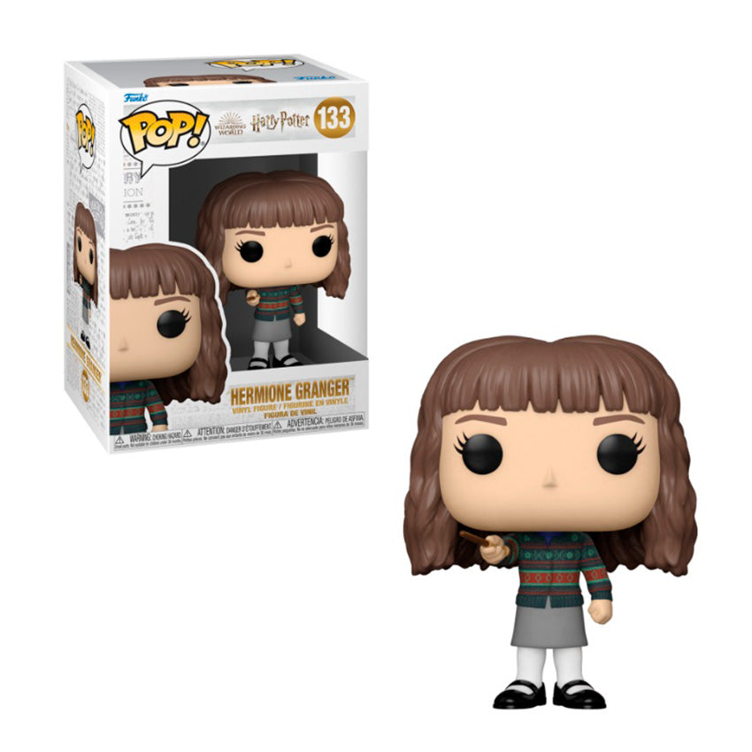Funko Pop Movies: Harry Potter - Hermione Granger con Varita Navidad