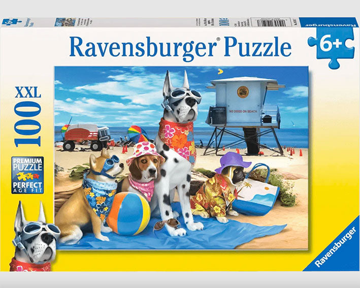 Rompecabezas de 100 Piezas XXL Ravensburger - ¡Prohibido los Perros!