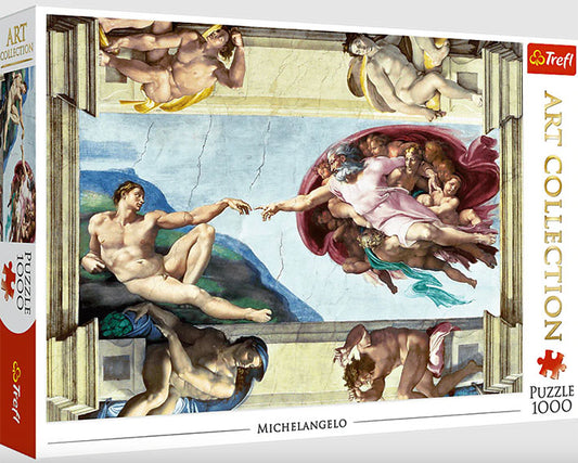 Rompecabezas 1000 Piezas - Trefl: Miguel Angel - La Creación