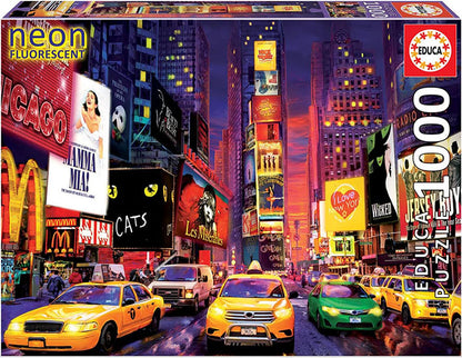 Rompecabezas de 1000 Pzas Educa - Times Square, New York Neon