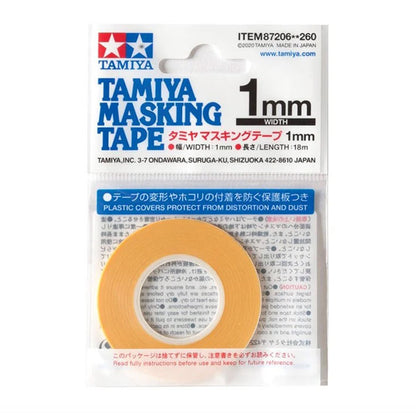 Tamiya Masking Tape - Cinta Adhesiva para Enmascarar - Ancho de 1mm a 3mm