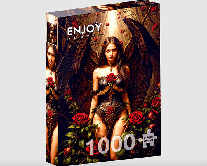 Rompecabezas de 1000 Piezas Marca Enjoy - Ángel Oscuro