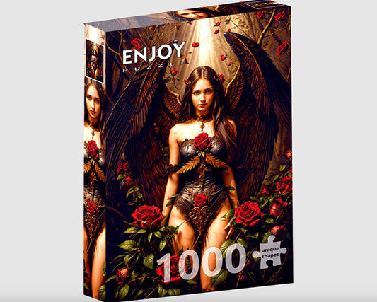 Rompecabezas de 1000 Piezas Marca Enjoy - Ángel Oscuro