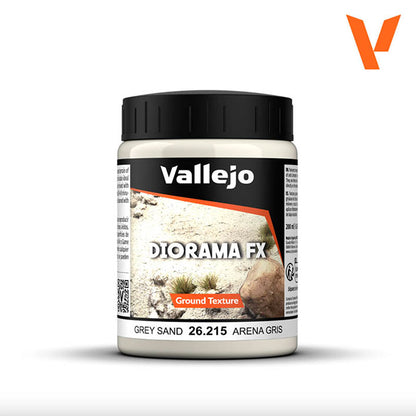 Texturas (Ground Texture) - Vallejo Diorama FX 26.215 / 26.232 (Grey Sand) - Arena Gris 200ml y 35ml