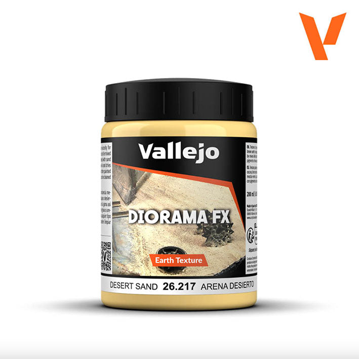 Texturas (Earth Texture) - Vallejo Diorama FX 26.217 (Desert Sand) - Arena Desierto 200ml