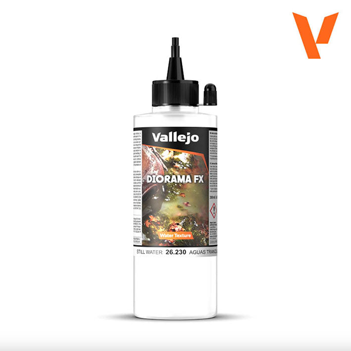 Texturas (Water Texture) - Vallejo Diorama FX 26.230 / 26.235 (Still Water) - Aguas Tranquilas 200ml y 35ml