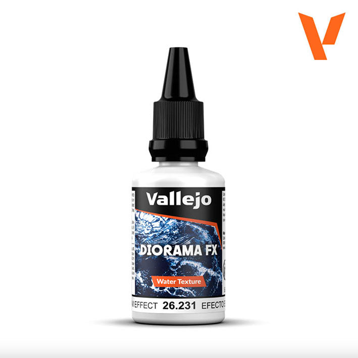 Texturas (Water Texture) - Vallejo Diorama FX 26.231 (Foam Effect) - Efecto Espuma 32ml