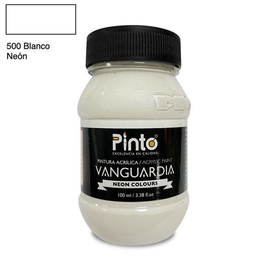 ACRÍLICA PINTO VANGUARDIA 500 - Blanco Neón 100ML