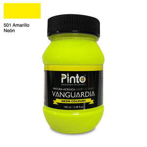 ACRÍLICA PINTO VANGUARDIA 501 - Amarillo Neón 100ML