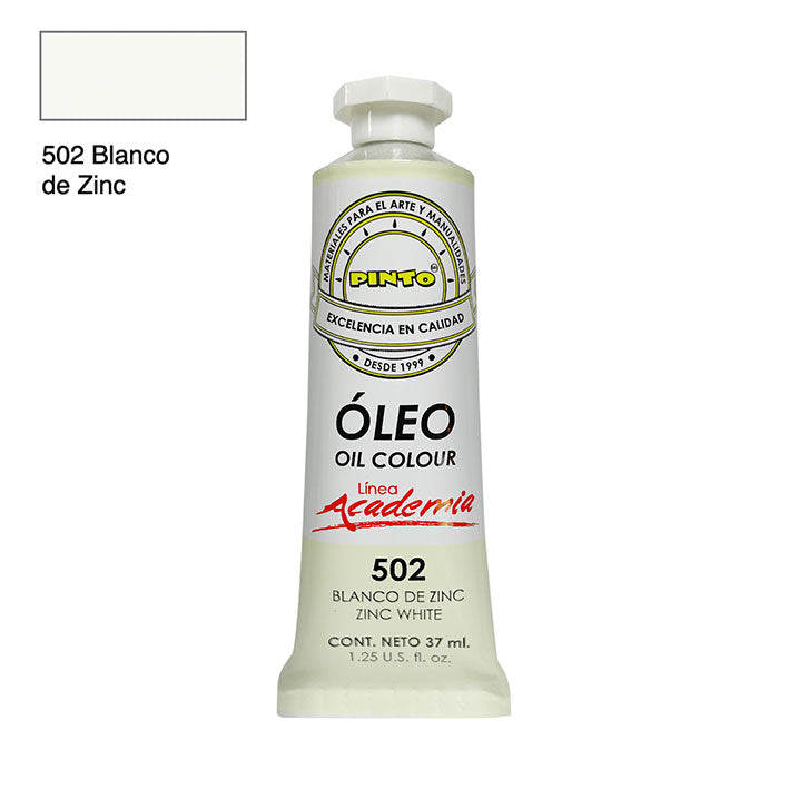 ÓLEO PINTO ACADEMIA 502 - Blanco Zinc 37ML