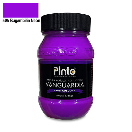 ACRÍLICA PINTO VANGUARDIA 505 - Bugambilia Neón 100ML