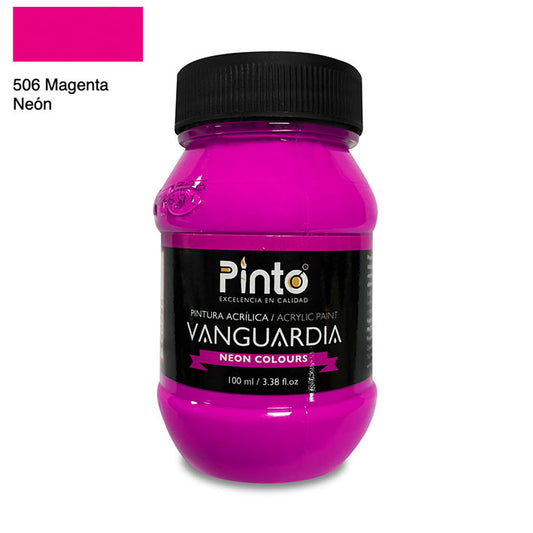 ACRÍLICA PINTO VANGUARDIA 506 - Magenta Neón 100ML
