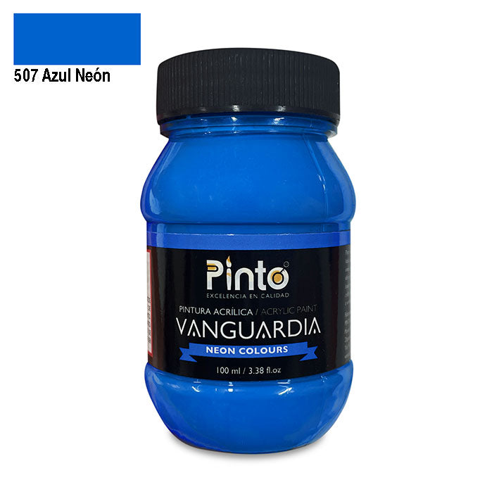 ACRÍLICA PINTO VANGUARDIA 507 - Azul Neón 100ML