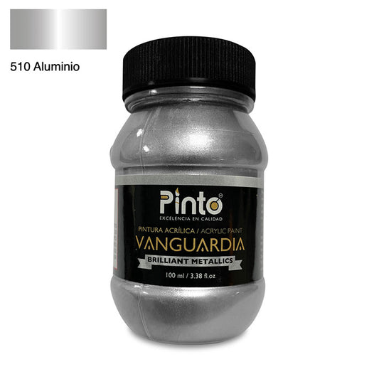 ACRÍLICA PINTO VANGUARDIA 510 - Aluminio (Metálica) 100ML