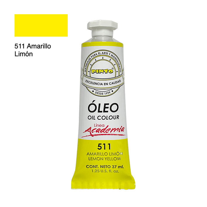 ÓLEO PINTO ACADEMIA 511 - Amarillo Limón 37ML