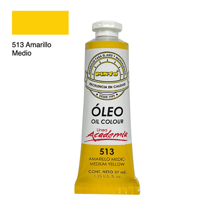 ÓLEO PINTO ACADEMIA 513 - Amarillo Medio 37ML