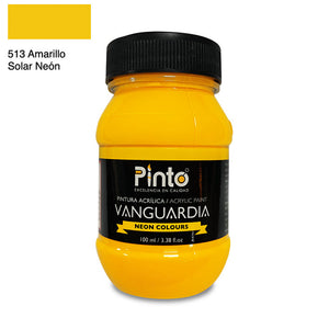 ACRÍLICA PINTO VANGUARDIA 513 - Amarillo Solar Neón 100ML