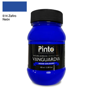 ACRÍLICA PINTO VANGUARDIA 514 - Zafiro Neón 100ML