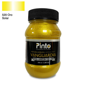 ACRÍLICA PINTO VANGUARDIA 520 - Oro Solar (Metálica) 100ML